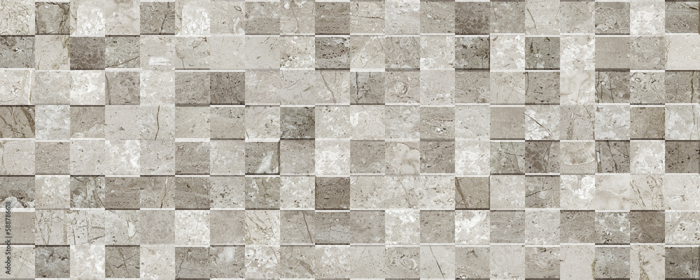 Stones mosaic texture, squares bricks background Stones mosaic texture, squares bricks background