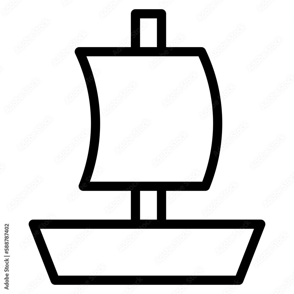 Obraz premium boat line 