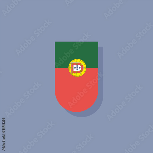 Free Download Illustration of portugal flag Template - GFXLoad