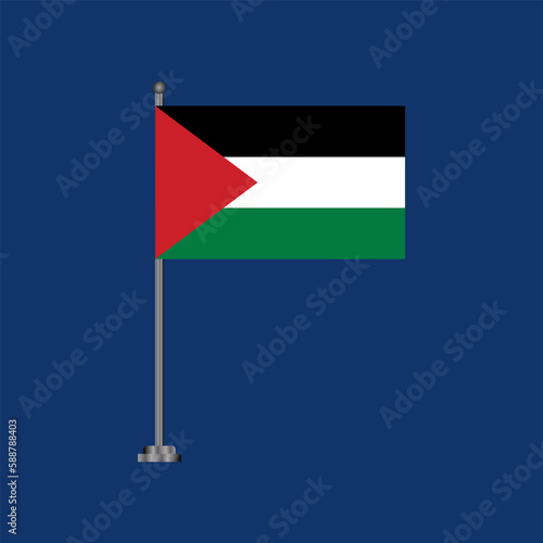 Illustration of palestine flag Template