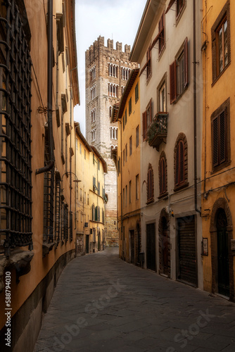 Tuscany town of Lucca in Italy