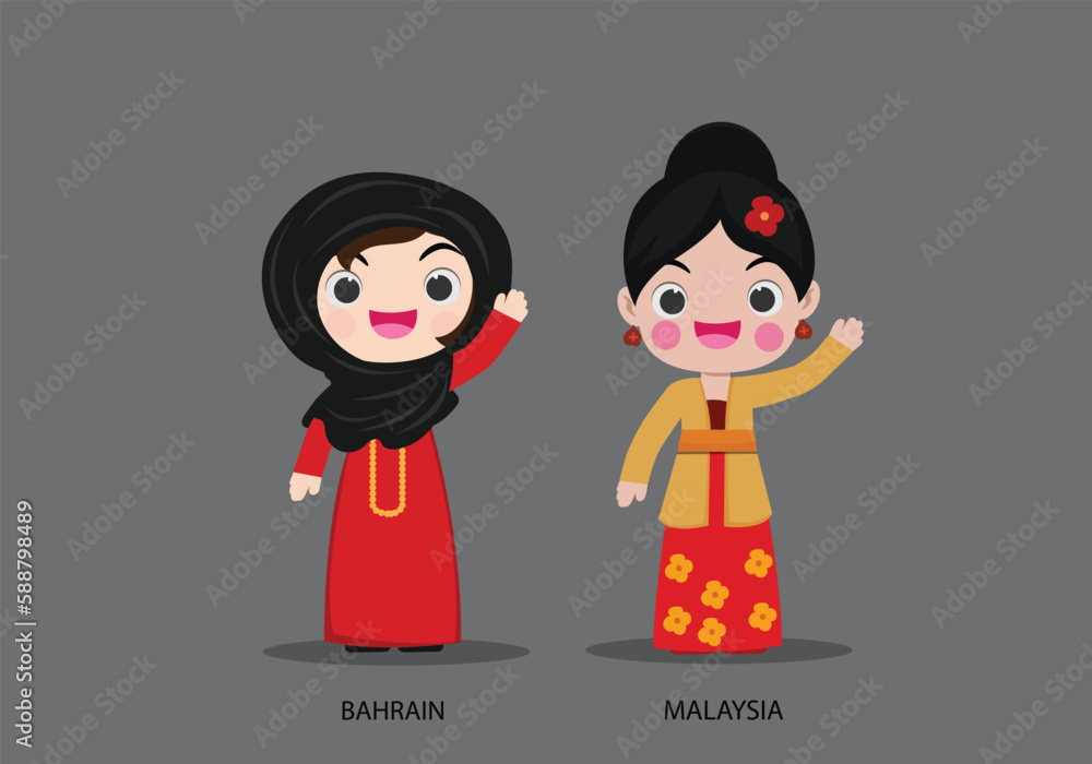 Yemen peopel in national dress. Set of Brunei man dressed in national clothes. Vector flat illustration. Yemen peopel in national dress. Set of Brunei man dressed in national clothes. Vector flat illustration.