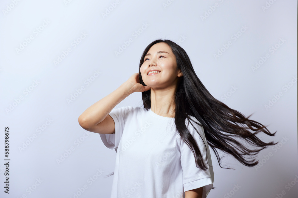 若い日本人女性の美容イメージ 若い日本人女性の美容イメージ