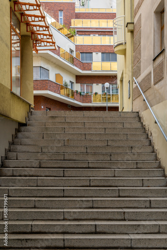 Photography old and new architecture around the streets of slovakias capital city, bratislav
