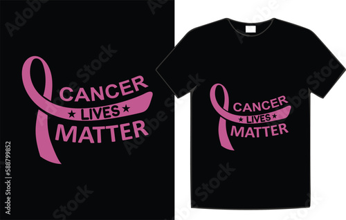 Breast cancer awareness t-shirt design