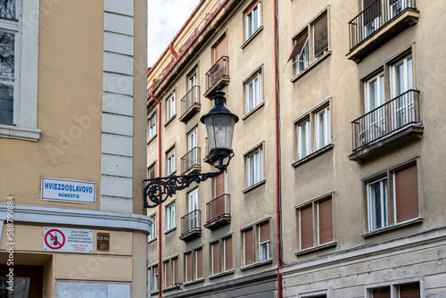 Photography old and new architecture around the streets of slovakias capital city, bratislav