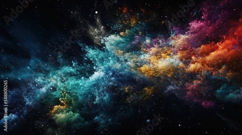 Photo-realistic Abstract Universe Background Explore the beauty of the cosmos with our Photo-realistic Abstract Universe Background. Perfect for adding depth and intrigue to your designs.