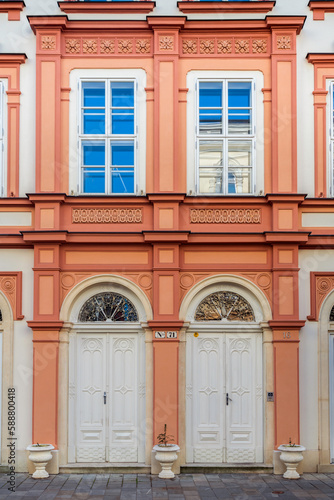 Photography old and new architecture around the streets of slovakias capital city, bratislav