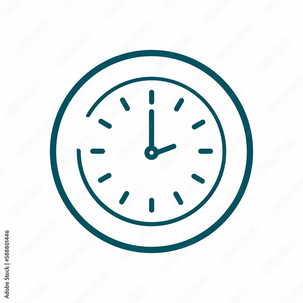 clock isolated on white background clock isolated on white background