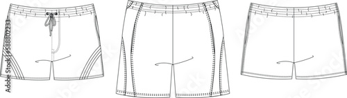 Man fashion, garment, isolated, boxer shorts, trunks, bundle, painting, men briefs, pants, boxer, style, strings, underpants, vector, clothing, long underwear, underwear, swimwear