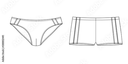Man fashion, garment, isolated, boxer shorts, trunks, bundle, painting, men briefs, pants, boxer, style, strings, underpants, vector, clothing, long underwear, underwear, swimwear