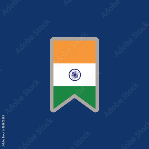 Illustration of India flag Template Free Download Illustration of India flag Template - GFXLoad