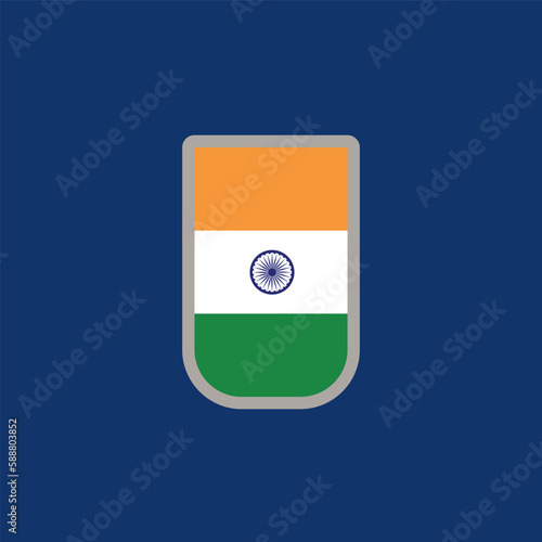 Free Download Illustration of India flag Template - GFXLoad
