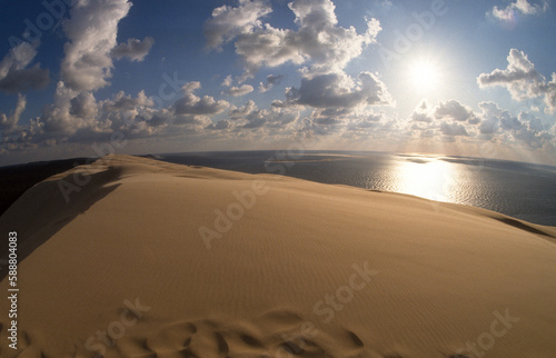 Dune du Pilat, Bassin d'Arcachon, Landes de Gascogne, 33, Gironde, France