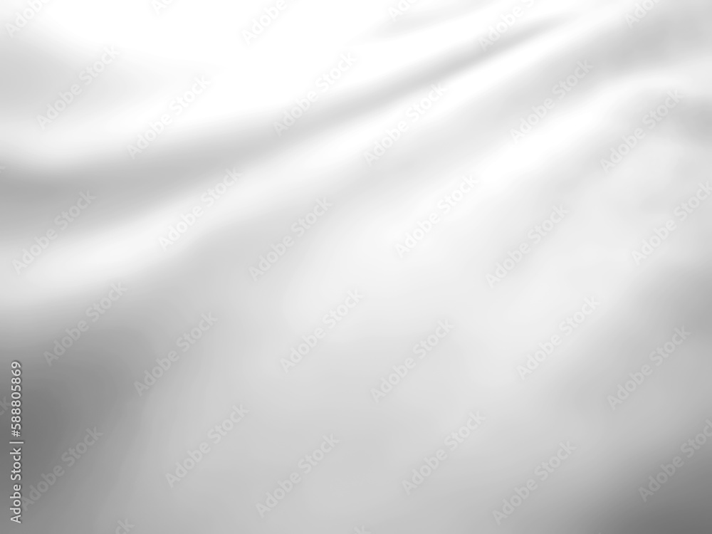 silver satin background, White and shadow gradient lighting abstract background illumination illustration image 