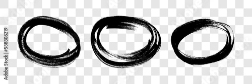 Circle drawn with a black marker