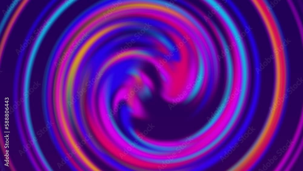 Bright Neon Hypnotic Abstract Background. Seamless Looping. 4K Bright Neon Hypnotic Abstract Background. Seamless Looping. 4K