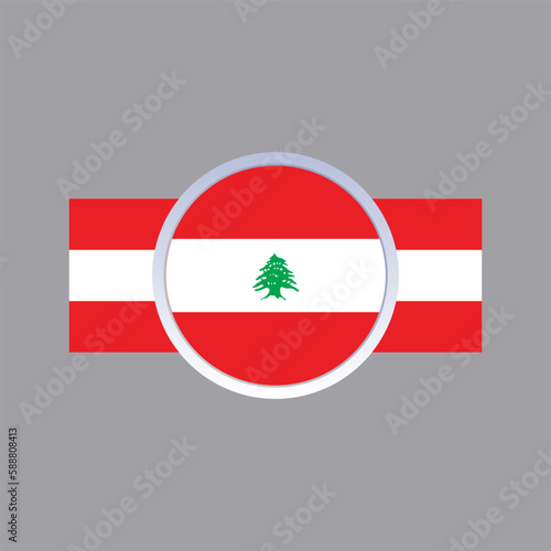 Illustration of lebanon flag Template Free Download Illustration of lebanon flag Template - GFXLoad
