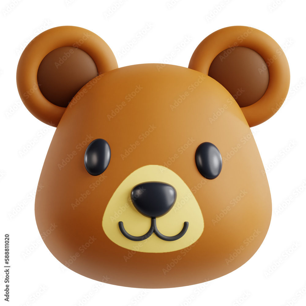 3d bear illustration 3d bear illustration