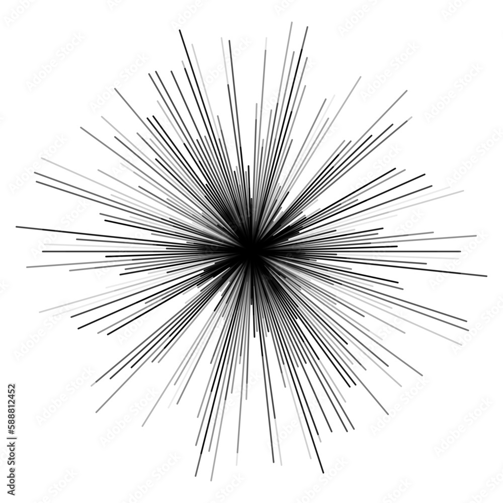 Fototapeta premium firework explosion isolated on white background vector illustration transparent background