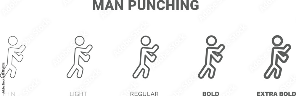 man punching icon. Thin, regular, bold and more man punching icon from sport and game collection. Editable man punching symbol can be used web and mobile man punching icon. Thin, regular, bold and more man punching icon from sport and game collection. Editable man punching symbol can be used web and mobile