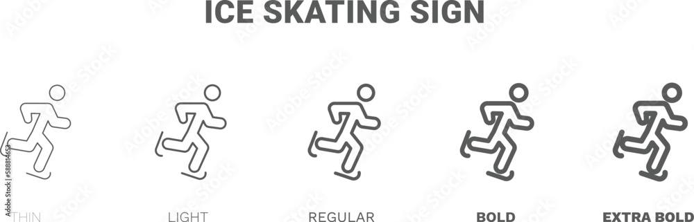 ice skating sign icon. Thin, regular, bold and more ice skating sign icon from sport and game collection. Editable ice skating sign symbol can be used web and mobile ice skating sign icon. Thin, regular, bold and more ice skating sign icon from sport and game collection. Editable ice skating sign symbol can be used web and mobile