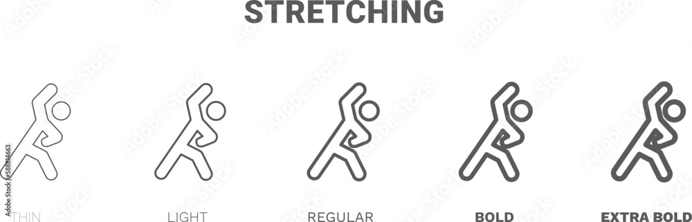 stretching icon. Thin, regular, bold and more stretching icon from sport and game collection. Editable stretching symbol can be used web and mobile stretching icon. Thin, regular, bold and more stretching icon from sport and game collection. Editable stretching symbol can be used web and mobile
