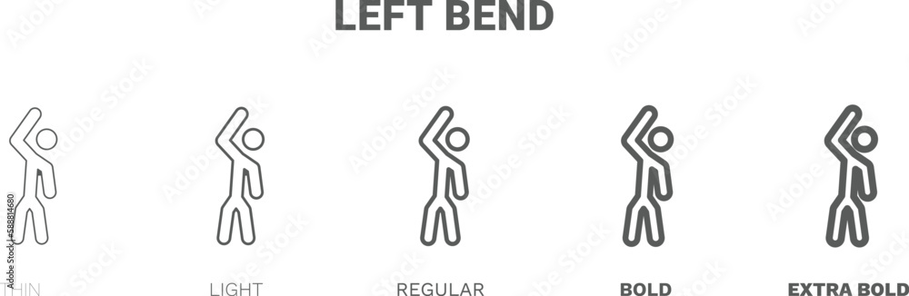 left bend icon. Thin, regular, bold and more left bend icon from sport and game collection. Editable left bend symbol can be used web and mobile left bend icon. Thin, regular, bold and more left bend icon from sport and game collection. Editable left bend symbol can be used web and mobile