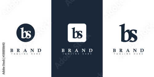 Modern and simple Lowercase BS Letter Logo, suitable for any business with BS or SB initials.