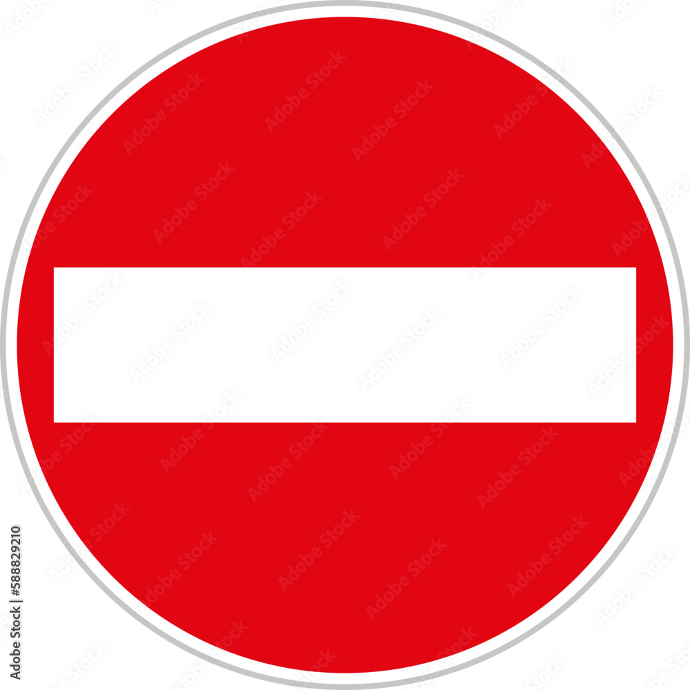 No Entry (one-way traffic) (TT-4), Traffic Sign