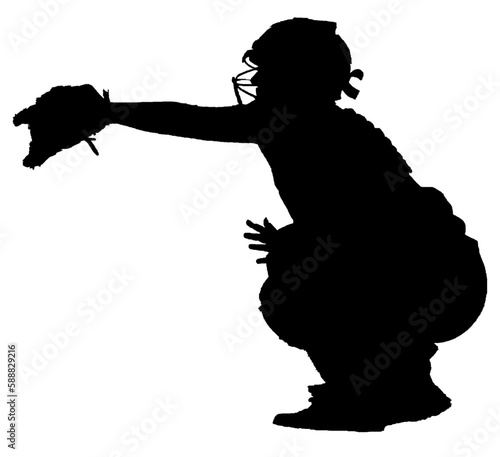 Softball catcher