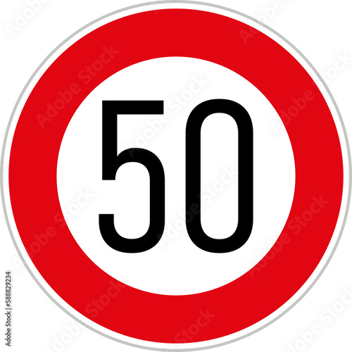 Speed Limit (TT-29a), Traffic Sign