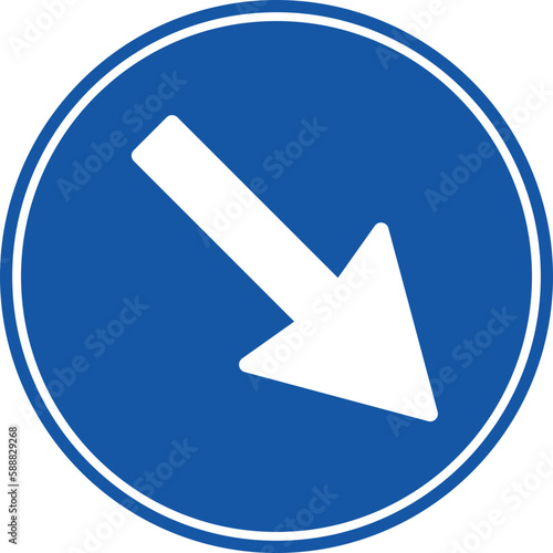 Pass on Right Only (TT-36a), Traffic Sign