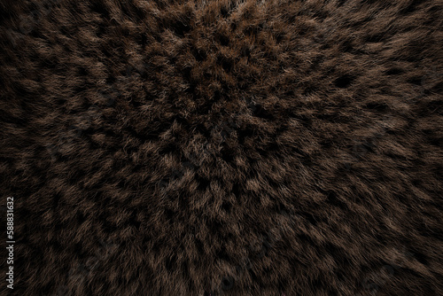 Brown hairy background