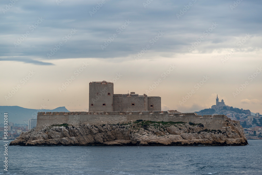 Le château d'If au large de Marseille