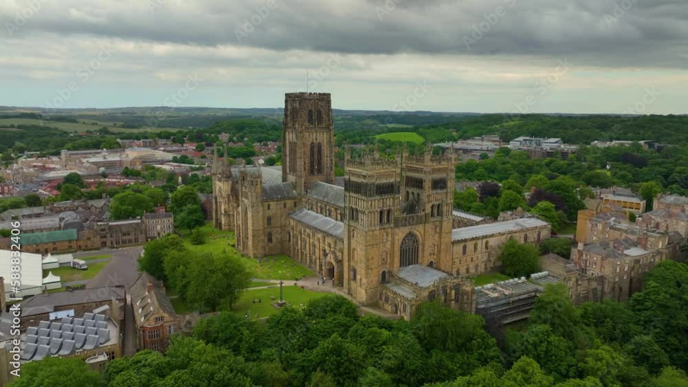 Durham Cathedral is a cathedral in the historic city center of Durham, England, UK. The Durham Castle and Cathedral is a UNESCO World Heritage Site since 1986. Durham Cathedral is a cathedral in the historic city center of Durham, England, UK. The Durham Castle and Cathedral is a UNESCO World Heritage Site since 1986.
