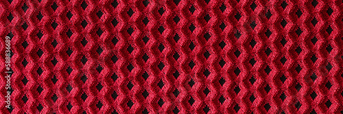 Red fabric mesh seamless pattern textured background