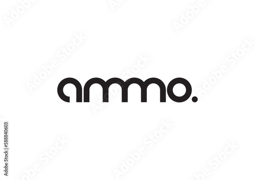 logo ammo ammunation hobby logotype vector design