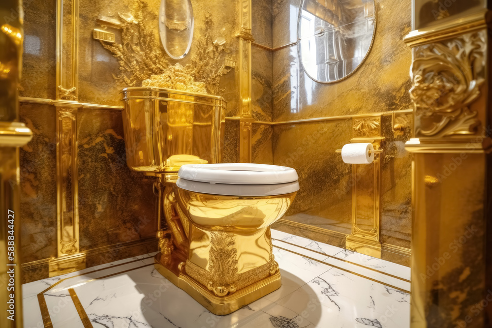 Solid Gold Bathroom