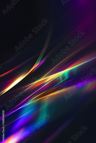 Refraction blurry abstract background, lomo light leak overlay, web banner abstract design, copy space.Easy to add as overlay or screen filter on photo overlay 