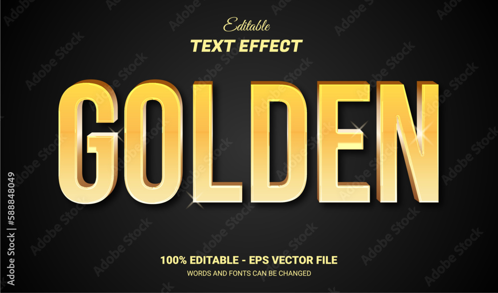 golden editable text effect golden editable text effect
