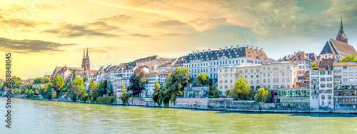 Obraz na płótnie Altstadt, Basel, Schweiz 