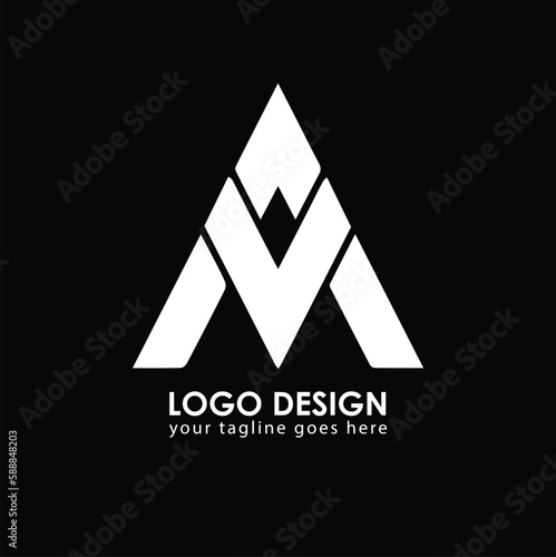AV VA Logo Design, Creative Minimal Letter VA AV Monogram