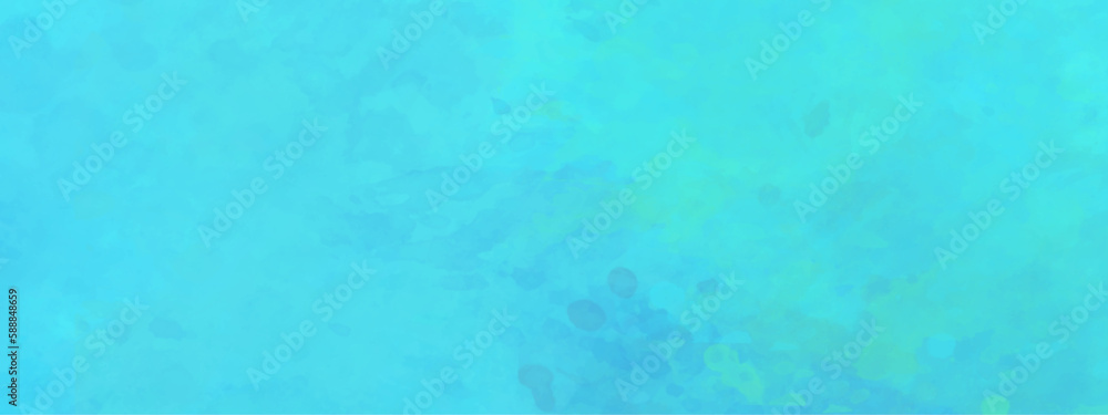 Abstract light blue watercolor background.