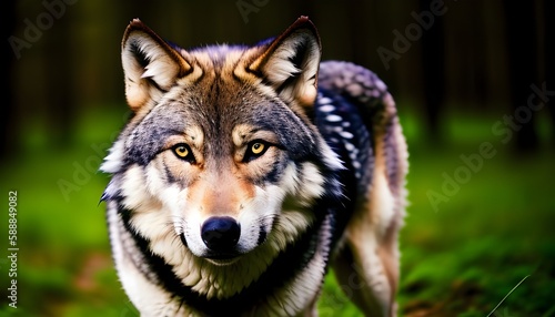 portrait of a wolf © Pavan