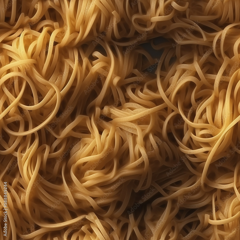 Perfectly cooked spaghetti tileable image