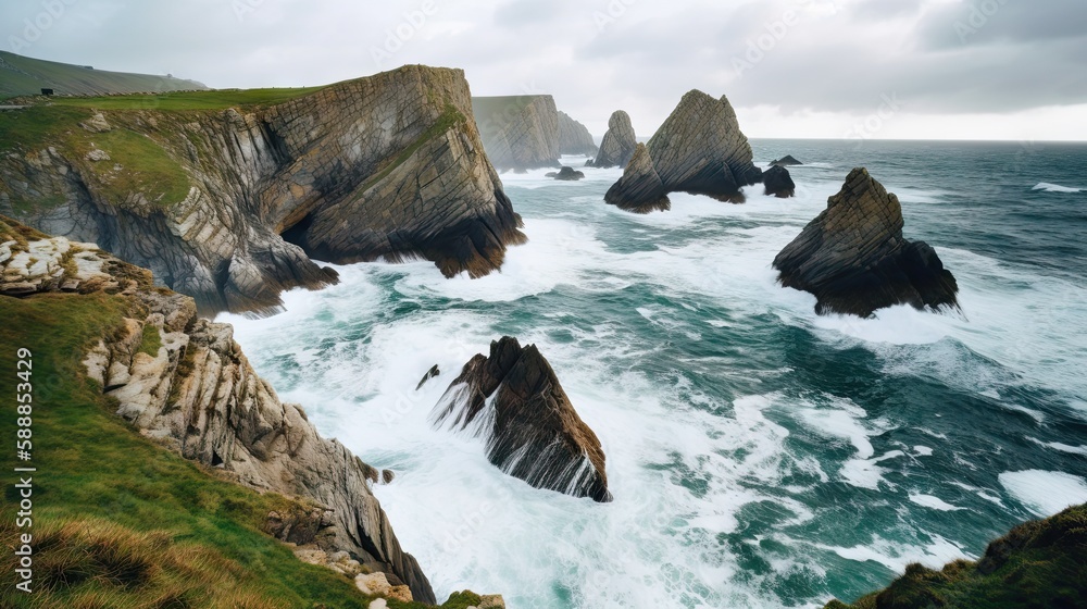 Fototapeta premium Beautiful Landscapes, Generative AI