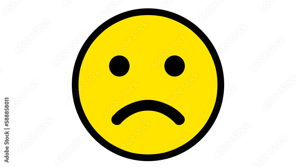 Sad face emoji Sad face emoji