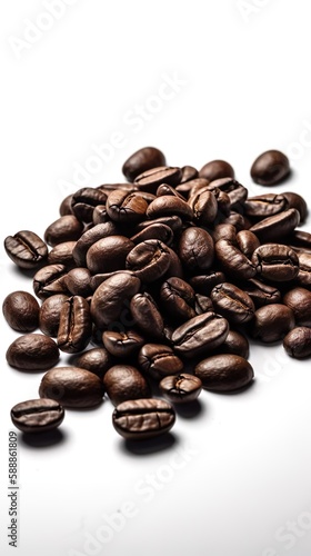 Coffee Beans on white background