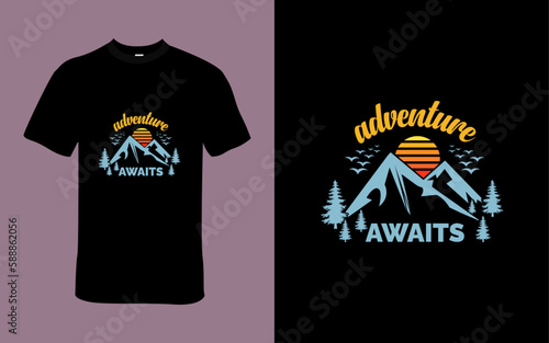 Adventure Awaits with this Inspiring T-Shirt Design
